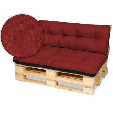 Poduszki na meble z palet ławkę 120x80+120x40 bord