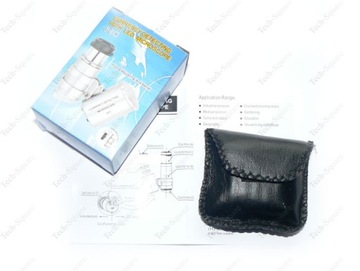 Карманный мини-микроскоп УЛЬТРАФИОЛЕТ x60 с лупой