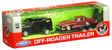 WELLY 2-PAK MERCEDES G-CLASS + MERCEDES 300SL 1:34