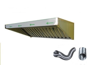 Okap Gastronomiczny S 300x60x40 FILTRY NOWY