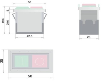 Однофазный переключатель ВКЛ/ВЫКЛ для ТАБЛИЧЕСКОЙ шлифовальной машины 5E4 250 В CK1