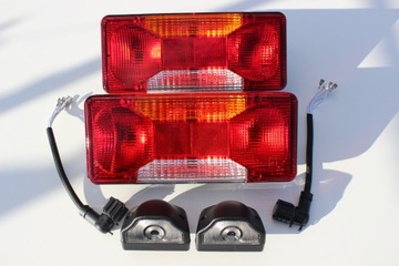 IVECO DAILY BOXER SKRZYNIA LAMPY TYŁ WTYCZK LAWETA