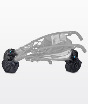 Чехлы на колеса для колясок (КОМПЛЕКТ=4шт)