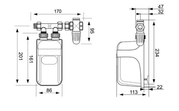 ПРОМЫГЛЕННЫЙ ВОДОНАГРЕВАТЕЛЬ Dafi 4,5 кВт