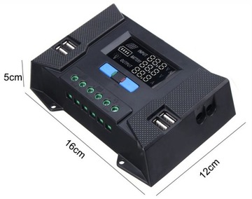 Эффективный ЖК-контроллер солнечной зарядки USB, такой как контроллер MPPT 30A 12V 24V