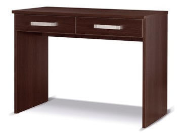 MS27 BIURKO Z 2 SZUFLADAMI 100 cm kasztan wenge