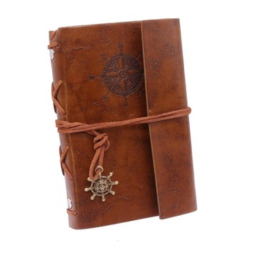 DUŻY PAMIĘTNIK NOTES PODRÓŻNIKA VINTAGE DZIENNIK