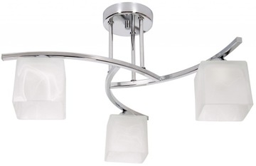 SUFITOWA LAMPA WISZĄCA ŻYRANDOL PLAFON SZKLANA LED