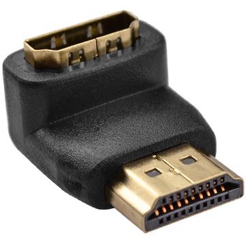 Przejście kątowe HDMI-HDMI Adapter kątowy dolny