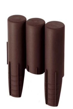 =ПАЛИСАД ВЫСОКИЙ 2м коричневый ПЛОТЕК РОЛЛБОРДЕР КРАЙ