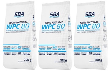 Mlekovita SBA 100% naturalne WPC80 2100 białko WPC