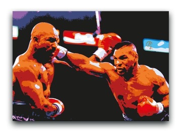 MIKE TYSON - OBRAZ 120x80 - bokser plakat canvas