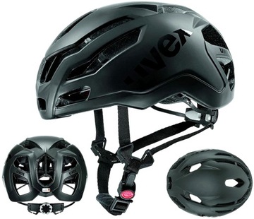 Kask rowerowy kolarski UVEX RACE 9 53-57cm black