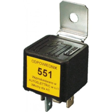 PRZEKAŹNIK MAŁOGABARYTOWY ZWIERNY TYP 551 24V