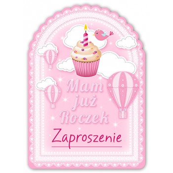 Zaproszenia na urodziny DZIECI, ROCZEK zaproszenie
