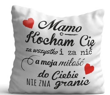 Poduszka Dzień Mamy Matki Prezent Wzory