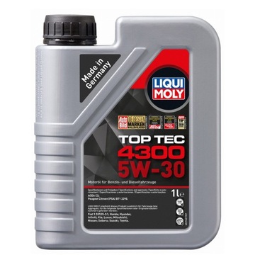 LIQUI MOLY Top Tec 4300 5w30 1L 2323 - uniwersalny olej silnikowy