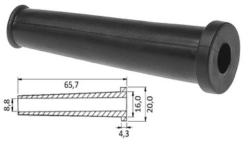 Odgiętka osłona na przewód Bosch Makita Celma 657