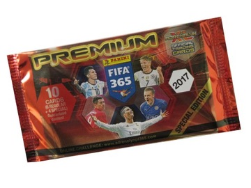 PANINI KARTY PIŁKARSKIE FIFA 365 2017 SASZETKA PREMIUM LIMITED GWARANTOWANY