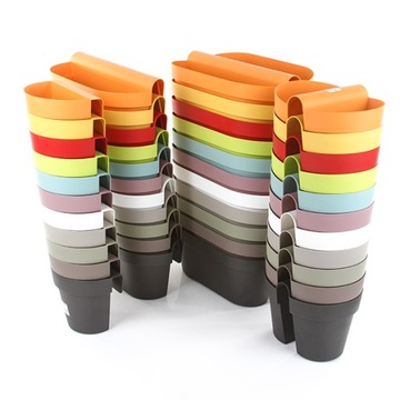 Итальянский двойной балконный вазон BE-UP 33x25/25