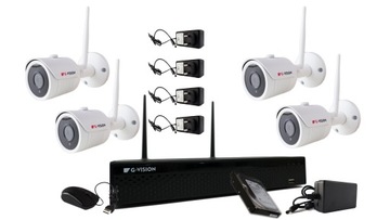 Zestaw do monitoringu WiFi 2 kamery 2Mpx FHD IR30m