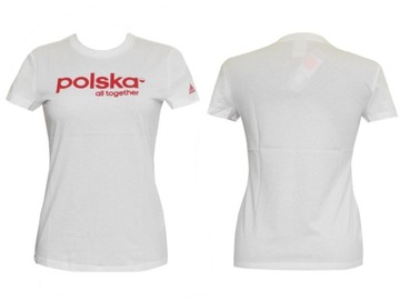 SPORTOWA KOSZULKA DAMSKA T-SHIRT ADIDAS POLSKA XS