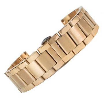 Bransoleta do zegarka ROSE GOLD STAL 20mm PVD m7