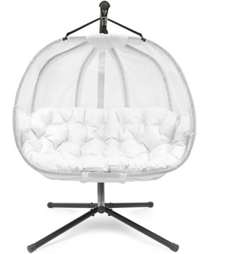 FOTEL WISZĄCY BUJANY OGRODOWY KOSZ HUŚTAWKA KOKON
