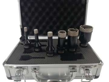 Otwornice diamentowe do gresu ADIAM 6-35mm 7 elem