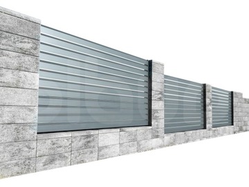 Современный сегмент забора ALFEN N02.