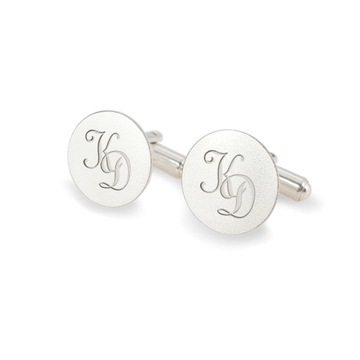 Prezent z grawerem | Spinki do mankietów | Srebro