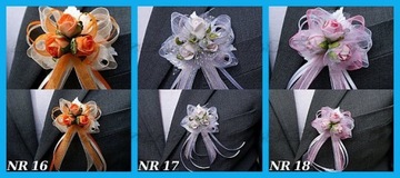 Большие котильоны-букеты, булавки для родителей, 40 размеров.