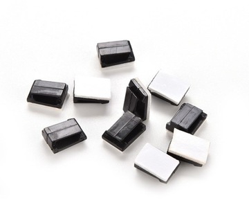 САМОКЛЕЯЩИЙСЯ ДЕРЖАТЕЛЬ КАБЕЛЬНОГО МОНТАЖА x10