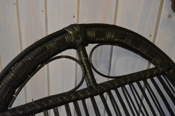 ПЛЕТЕНОЕ КРЕСЛО-КАЧАЛКА 'LORD', ЦВЕТ ВЕНГЕ WIKLIN