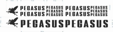Набор наклейки наклейки на стикеры Pegasus