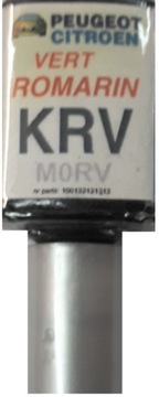 CITROEN PEUGEOT KRV VERT ROMARIN LAKIER SAMOCHODOWY ZAPRAWKA DO RYS 10 ML