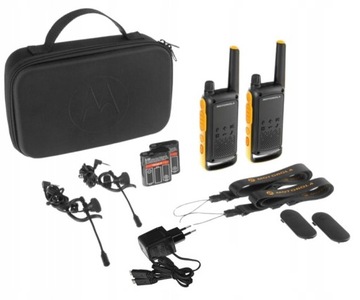 2 рации MOTOROLA T82 EXTREME PMR 446 + 2 наушника