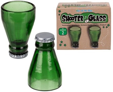 Kieliszki do shotów BUTELKA OD PIWA KAPSEL 2 szt.
