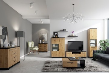 Nowoczesne MEBLE systemowe INES 11 zestaw salon