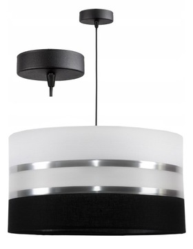 LAMPA WISZĄCA SUFITOWA ŻYRANDOL ABAŻUR NOWOCZESNA