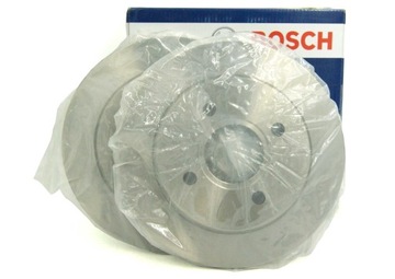 ЗАДНИЕ ДИСКИ + КОЛОДКИ BOSCH ДЛЯ FORD FOCUS MK1 I