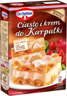 Ciasto i Krem do Karpatki 380g Dr.Oetker