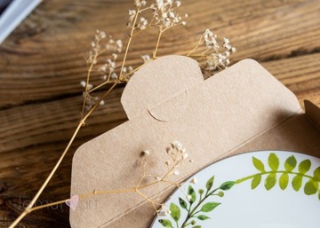 Футляр для CD/DVD диска, коричневый крафт эко, золотая надпись BEAUTIFUL MOMENTS