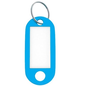 Брелок-кулон бейдж для ключей STRONG микс цветов 10 шт.