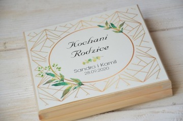 свадебные приглашения для родителей, коробка, 30 зл.