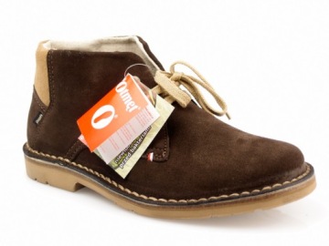 Ботильоны HUSAR из бархатной кожи OTMĘT 846aP коричневый 46