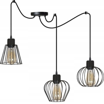 LAMPA WISZĄCA SUFITOWA PAJĄK ŻYRANDOL LOFT LED