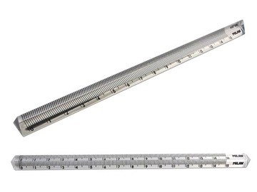 LINIJKA TRÓJKĄTNA PRZEZROCZYSTA 15 CM MILAN