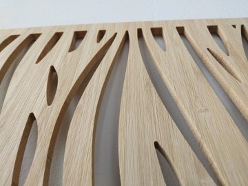 Декоративная решетка из бамбукового дерева, 6 мм.