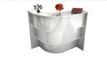 Mała lada recepcyjna R85 z diodami LED 110x110cm